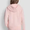 Zweifarbiger Kapuzenpullover mit Logo und Kordelzug Zweifarbiger Kapuzenpullover mit Logo und Kordelzug