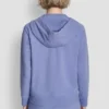 Zweifarbiger Kapuzenpullover mit Logo und Kordelzug Zweifarbiger Kapuzenpullover mit Logo und Kordelzug
