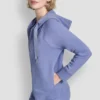 Zweifarbiger Kapuzenpullover mit Logo und Kordelzug Zweifarbiger Kapuzenpullover mit Logo und Kordelzug