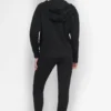 Zweifarbiger Kapuzenpullover mit Logo und Kordelzug Zweifarbiger Kapuzenpullover mit Logo und Kordelzug