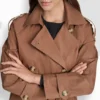 Zweireihiger Trenchcoat Zweireihiger Trenchcoat